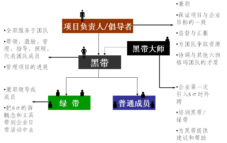 6σ管理人员组织结构